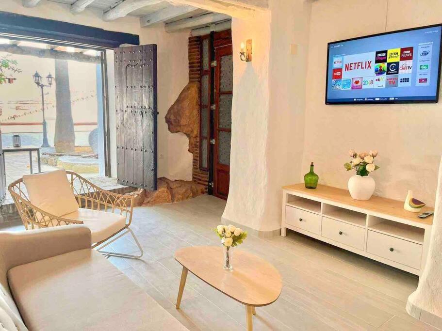 La Palmera. Casa Rural Con Piscina Privada. Benadalid Extérieur photo