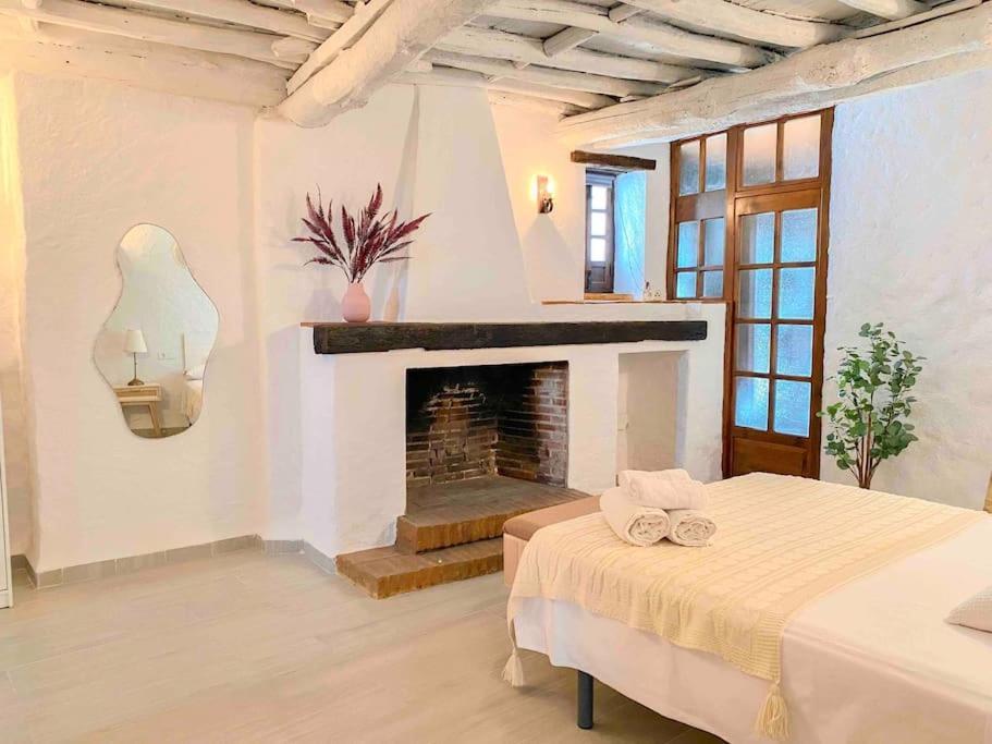 La Palmera. Casa Rural Con Piscina Privada. Benadalid Extérieur photo