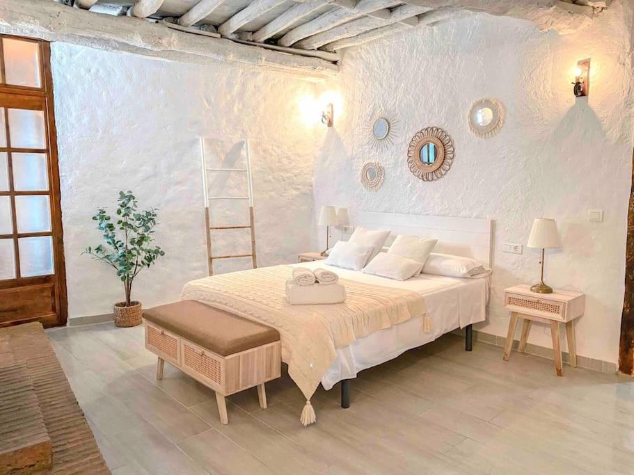 La Palmera. Casa Rural Con Piscina Privada. Benadalid Extérieur photo