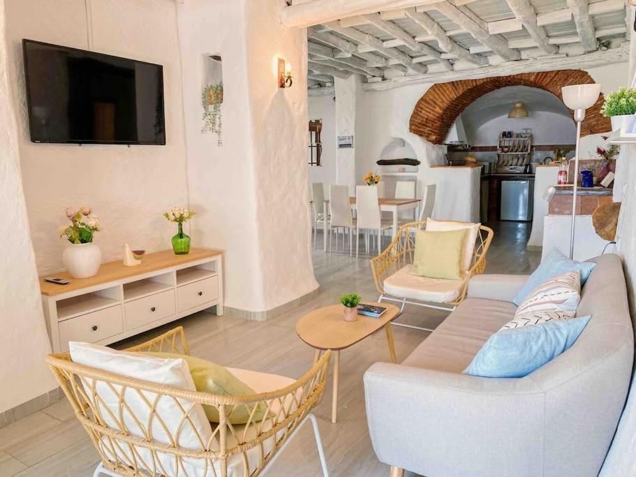 La Palmera. Casa Rural Con Piscina Privada. Benadalid Extérieur photo